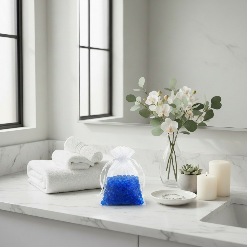 Blue scented beads product photo