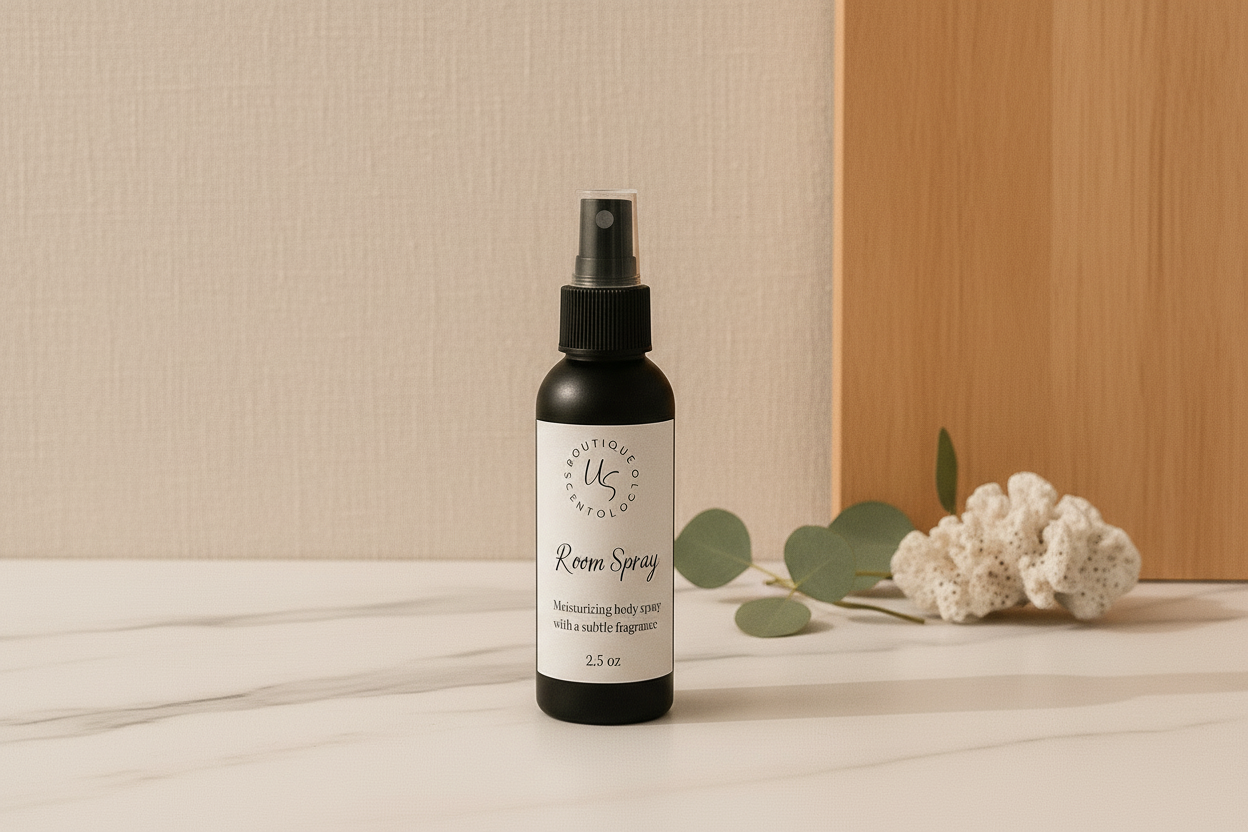 Room & Body Spray in elegant setting